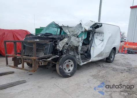 2017 Chevrolet Express 2500 Work Van from USA, damaged, VIN 1GCWGAFF2H1224271